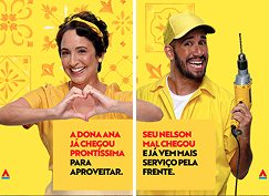 Banner da dona Ana e do seu Nelson
